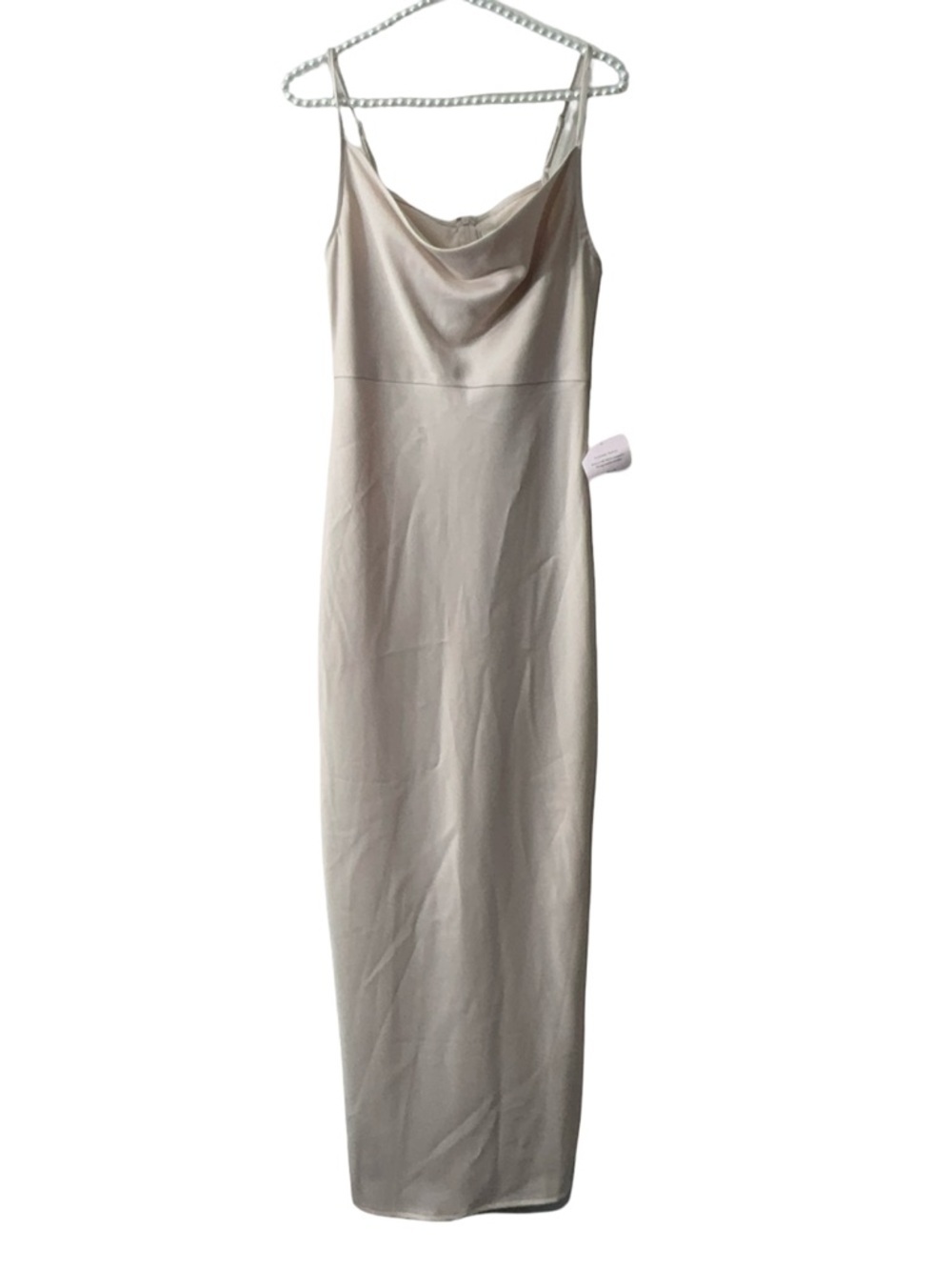 BHLDN Malynn Maxi Slip Dress Cowl Dress In Oyster NWT - Picture 2 of 13